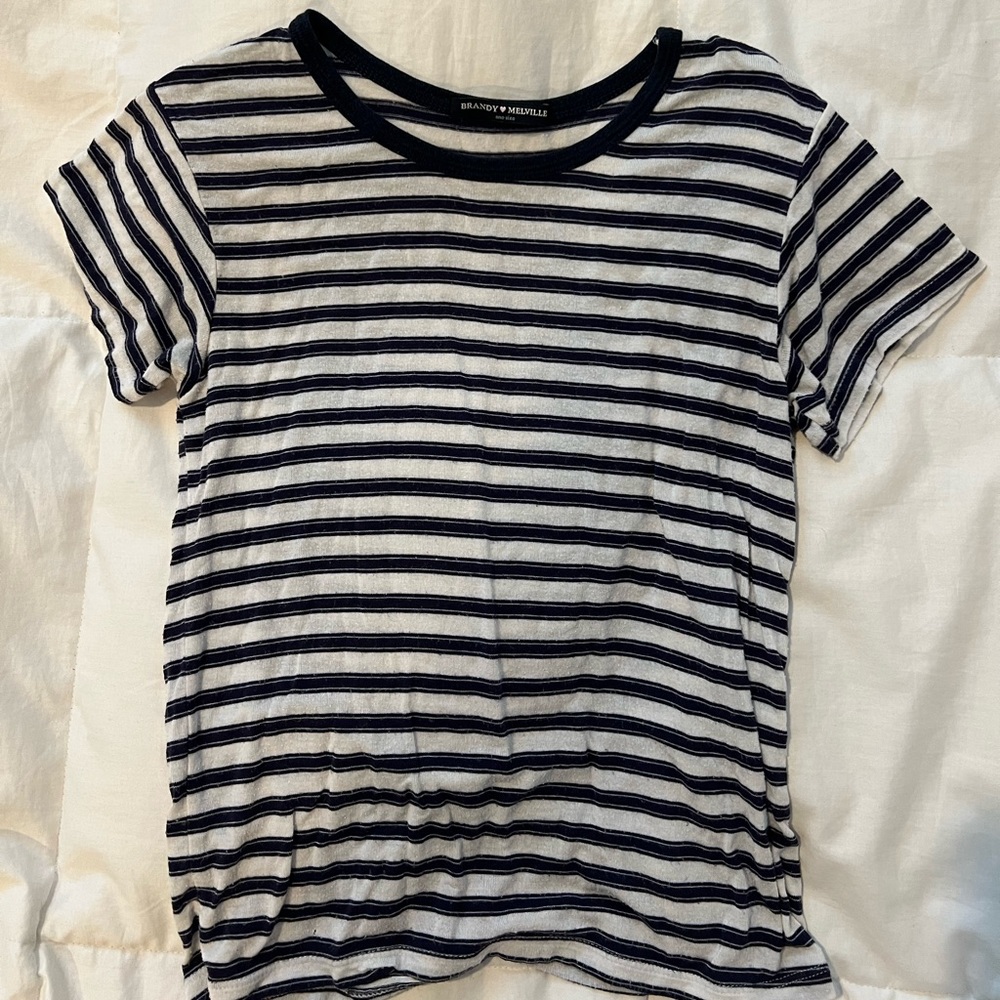 Brandy Melville striped tee shirt
